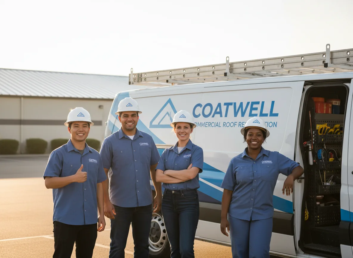 Commercial roof coating company in Addis, LA