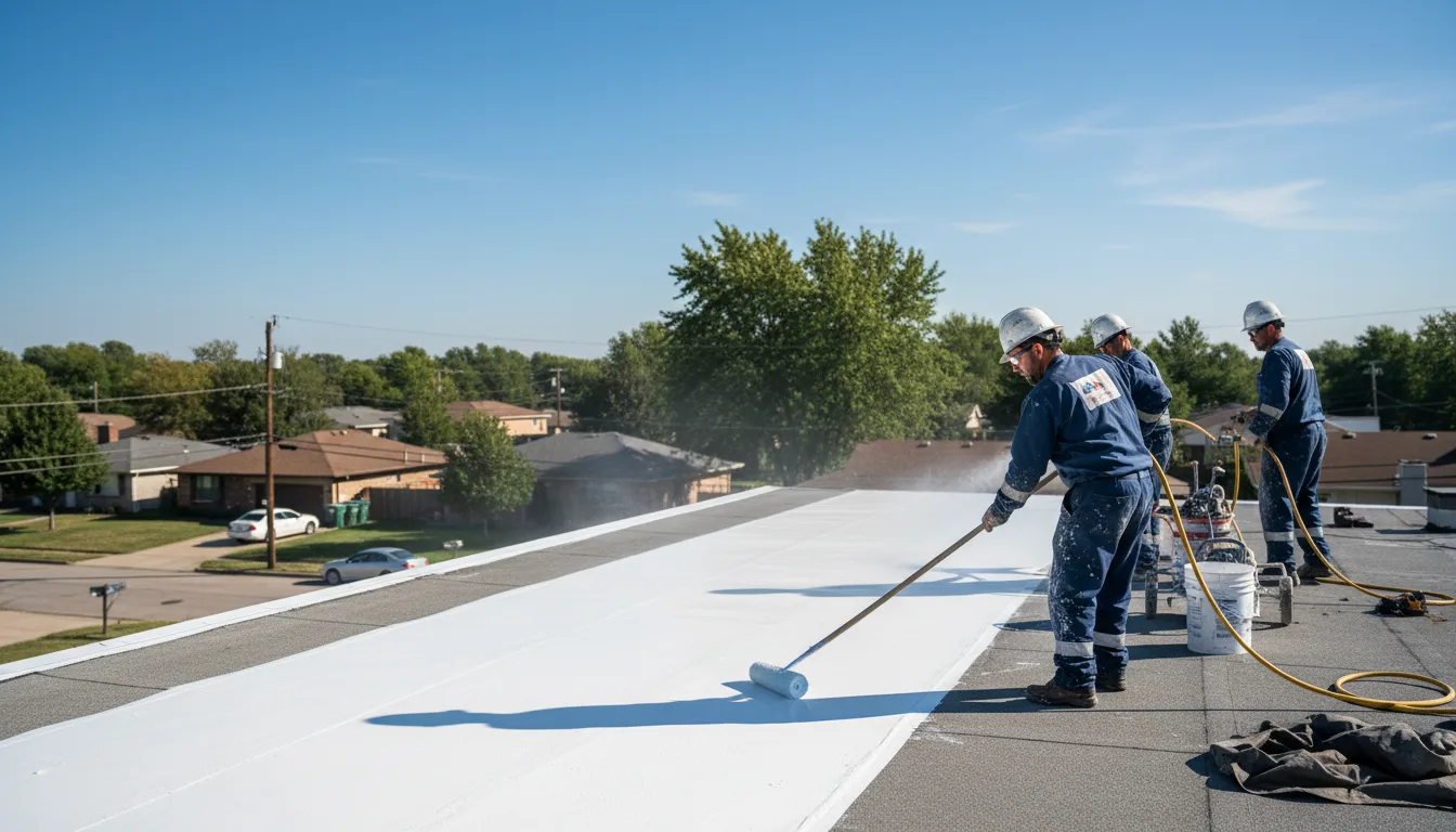 Commercial roof coating in Addis, LA near me